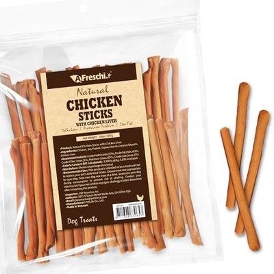 A Freschi Chicken Dog Treats, Grain-Free Puppy Chews, Healthy & Digestible