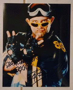 GRANDMASTER SEXAY BRIAN CHRISTOPHER signed 8 X 10 photo WWE WWF pro wrestling 
