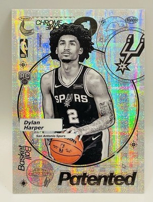 NBA フィギュア San Antonio Spurs Dylan Harper Dylan Harper RC *Case Hit* 2025-26 Topps Chrome Patented SP #PD-17