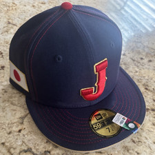 New Era 59FIFTY Fitted Baseball Cap Navy/Red ...