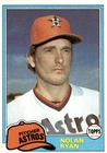 1981 Topps Nolan Ryan #240 Houston Astros HOF NM+