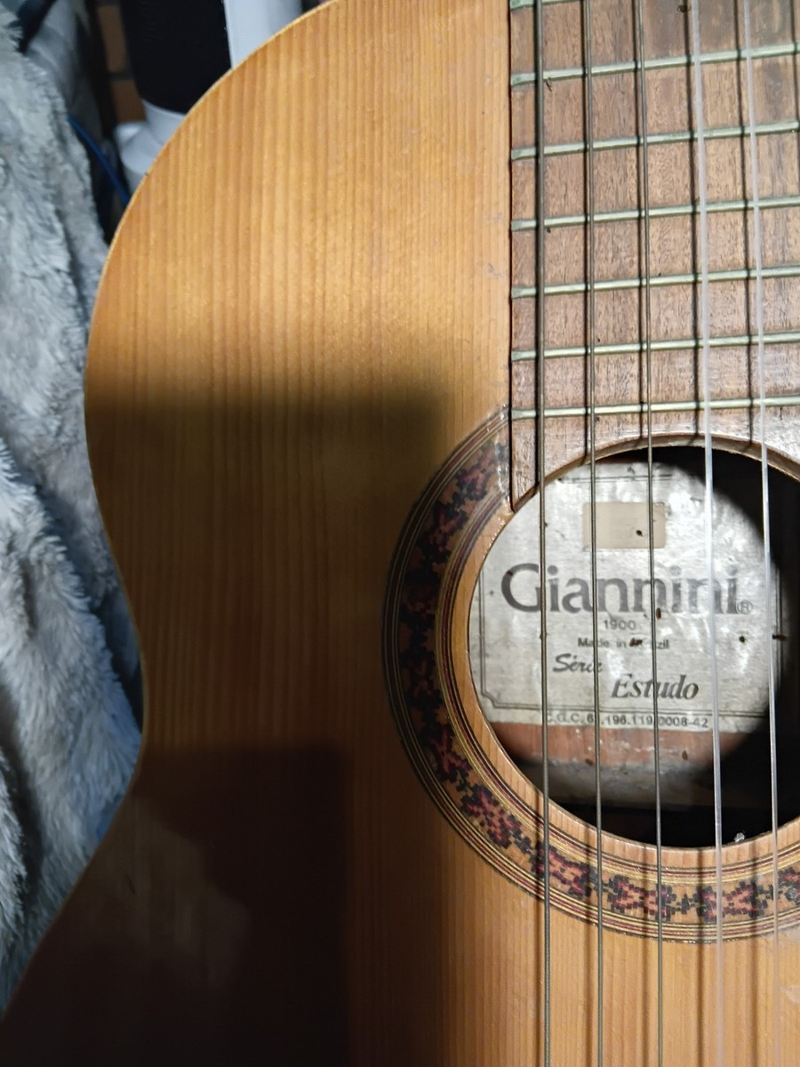Acoustic Guitar Giannini 1900 Made in Brazil Serie Estudo | eBay