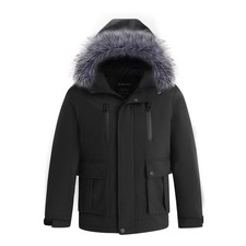 wantdo Boys Winter Coat Waterproof Windbreaker Snow Ski Jacket Warm Thick Kid...