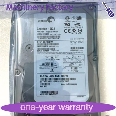 ST3146707LW SEAGATE  146GB 10K.7 3.5'' SCSI U320 68PIN Cache HARD DRIVE