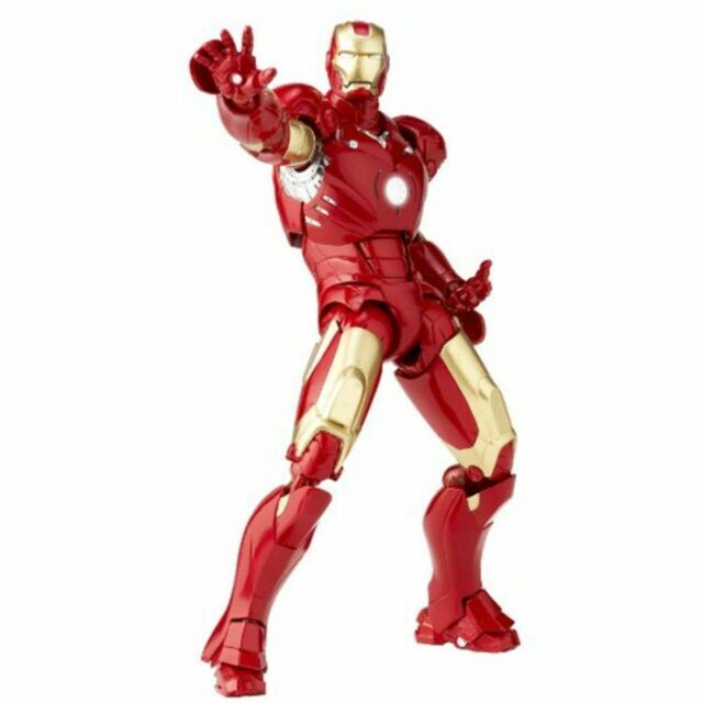 Kaiyodo Revoltech Sci Fi 036 Iron Man Mark Iii 3 Action Figure From Japan Marvel For Sale Online Ebay