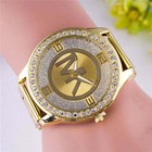 Reloj De Pulsera Cuarzo Negocios Para Mujer Marca De Lujo Con Diamantes Elegante