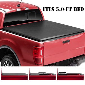 Fits 2016-2020 Toyota Tacoma Pickup 5' Truck Bed Soft Tri-Fold Tonneau Cover | eBay