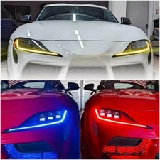 DRL Boards For 2021 2022 2024 Toyota GR Supra A90 A91 LED Headlight DayLight