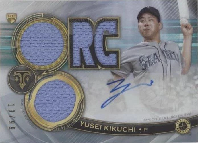 Topps Triple Threads Yusei Kikuchi 2019 #RFPAR-YK for sale | eBay