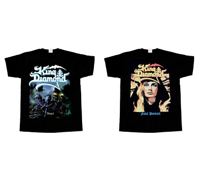 KING DIAMOND ABIGAIL FATAL PORTRAIT NEW BLACK T-SHIRT