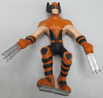 Wolverine X Men Marvel Evolution Burger King 2001 Figur Vintage orange schwarz  