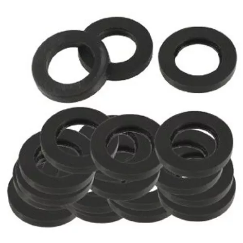 FORM A FLAT BLACK THICK NEOPRENE RUBBER WASHERS - M3 M4 M5 M6 M8 M10 M12 M16 M20 - Picture 2 of 2