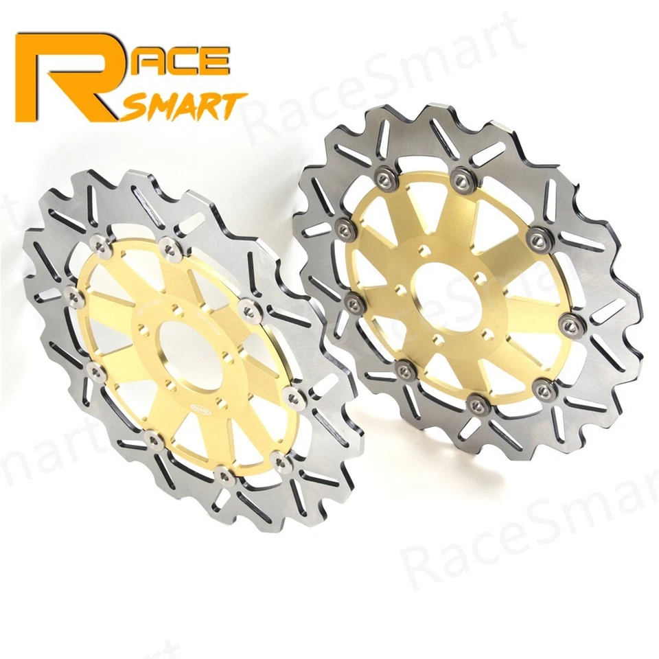 Rotores de disco de freno delanteros para Kawasaki Z750 2004 2005 2006 ZR7S ZR750 2001 - 2003 Foto 4 de 4