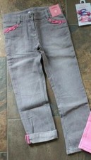 NWT Gymboree SUPERSTAR SUPER STAR Sz 7 Skinny Jeans Gray with pink