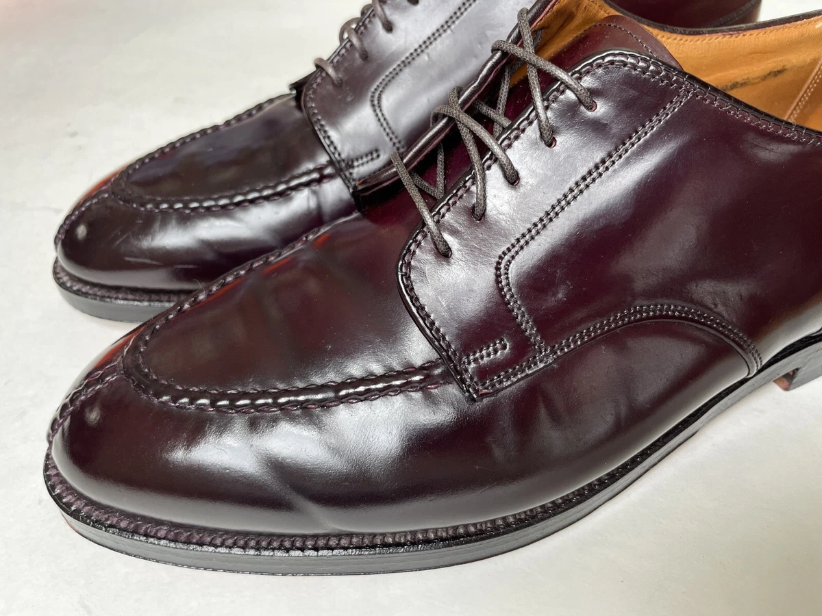 Alden Color 8 Horween Shell Cordovan NST Derby 2210 Size 10.5 3E
