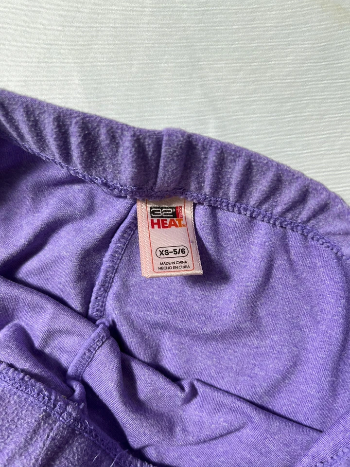 32 Degrees Heat Kids Long Sleeve Violet Color  Sweater&Legging Set XS 5/6 #B-884 - Image 3 of 4