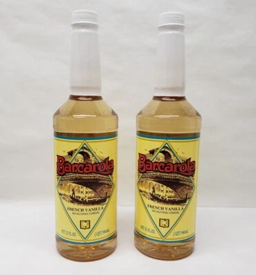 (2 Pack) Gourmet FRENCH VANILLA SYRUP 32oz Coffee Drink & Italian Soda Flavor
