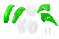 Kunststoff Verkleidung Kit Full Kawasaki KX 125 250 2003 - 2008 Ufo Plast Rep...