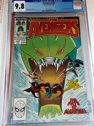 AVENGERS #293 CGC 9.8 1988 1ST APPEARANCE CHAIRMAN KANG Hard to find in 9.8!