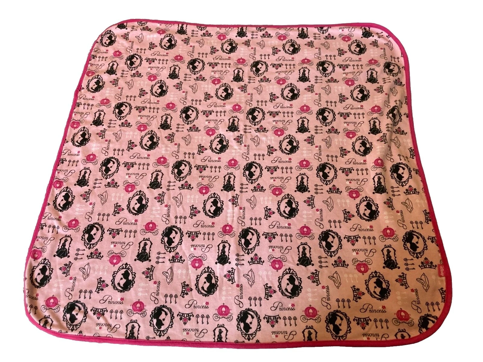 Mantas de recepción Vivero Negro de Algodón