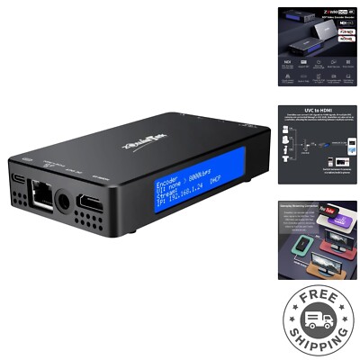 ZowieBox 4K HDMI Video Encoder/Decoder - NDI|HX3 Certified for Live Streaming