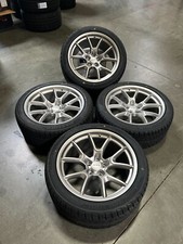 20 Flow Forged Satin Silver Wheels Wtires Fits Dodge Charger Challenger Magnum