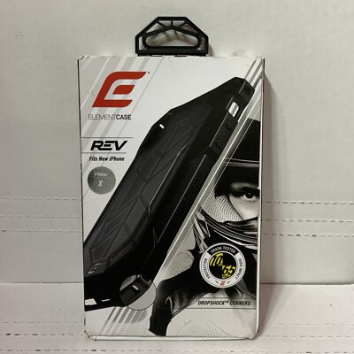   Element Case REV for iPhone X Drop Shock Corners X Frame Chassis Black