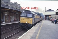 ORIGINAL 35mm SLIDE CLASS 47 LOCO NO 47357 & 47304 AT OXENHOLME STATION 6/93