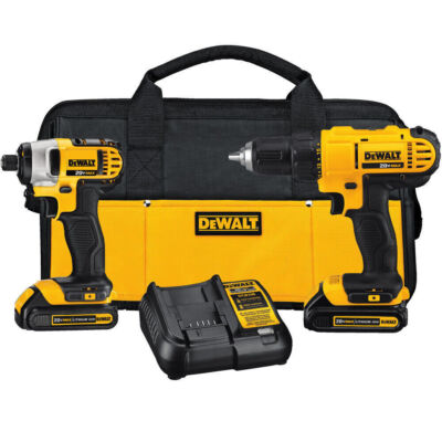 DEWALT DCK240C2 20V MAX 2-Tool Combo Kit 1.3 Ah NEW FREESHIP