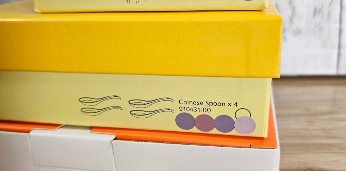 Le Creuset Renge Chinese Spoons Set of 4 Pastel Multicolor BP/C/PP/PB  Japan NEW