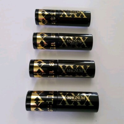 Lot Of 4-Stila Magnum XXX Mascara - Travel Size - .24 fl oz
