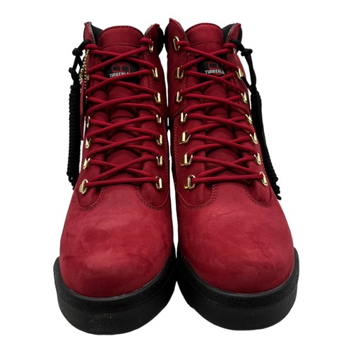 Timberland 6” Men's Field Boot Dark Red Nubuck TB0A2JNWF41 Size 10 NEW - Picture 2 of 7