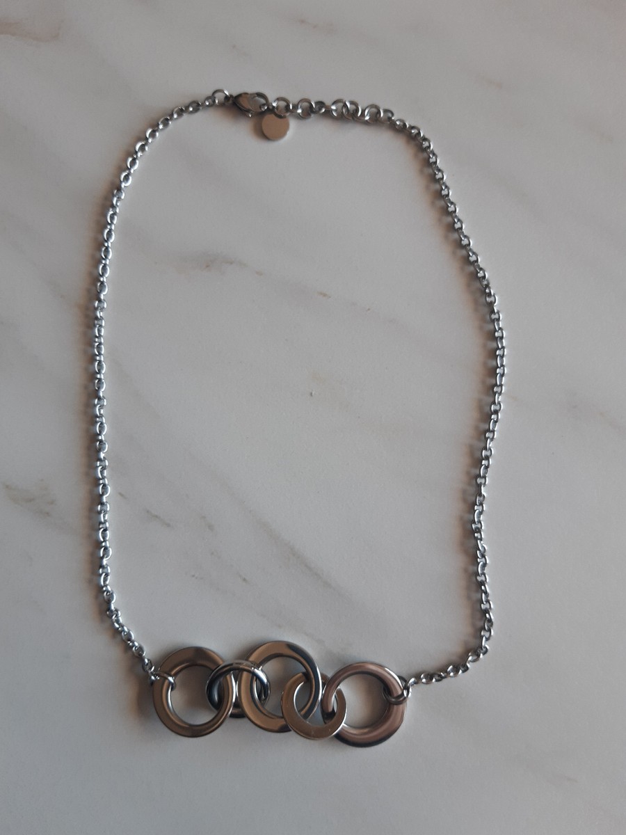 Girocollo acciaio Franco Gioielli Stroili Oro con scatola e busta