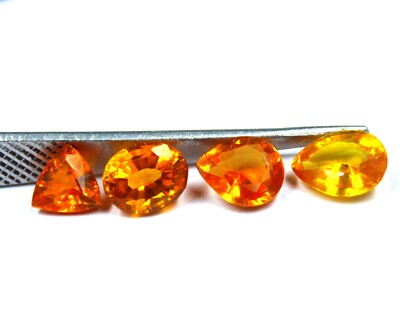 Fresh Offer ! 16.65 Ct/4 Pcs Mix Shape Amazing Yellow Sapphire Certified Gems RS