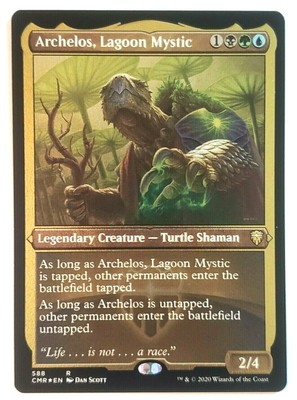 Archelos Lagoon Mystic Magic The Gathering Mtg Commander Legends Mint Toys Hobbies Lenka Creations Collectible Card Games