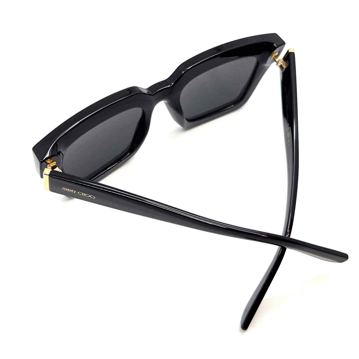 NEW!!! Jimmy Choo black sunglasses with shimmer MEGS/S 807T4 Authentic New, JIMMY CHOO Sunglasses MEGS/S 807T4 Authentic · Whatnot  main image 3