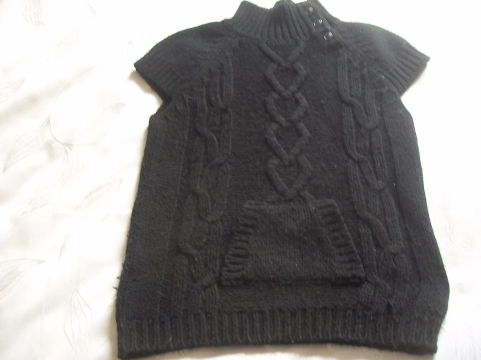 PULL NOIR TORSADE FOLIA fille 14ANS - Photo 1/1