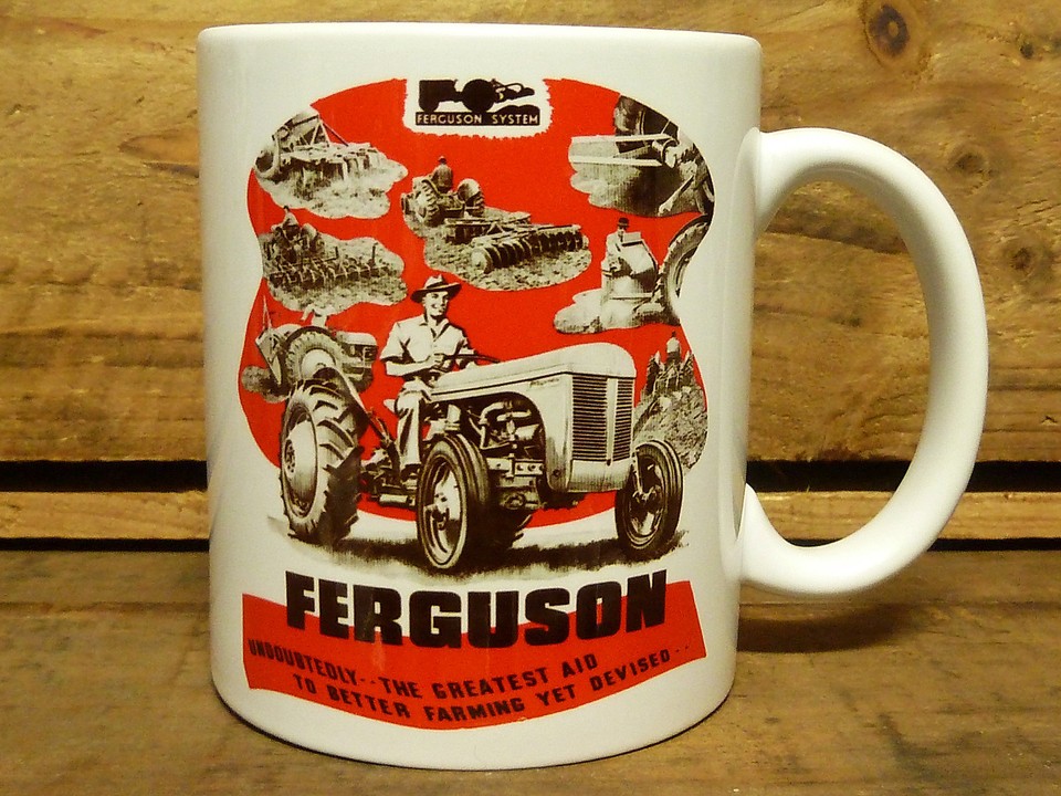 300ml COFFEE MUG MASSEY FERGUSON TRACTORS THE FERGUSON SYSTEM eBay
