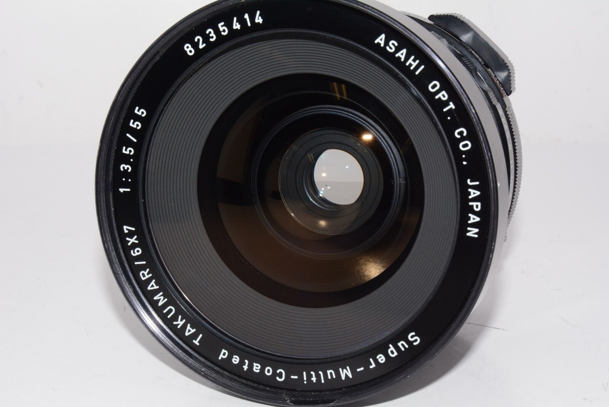 美品 Pentax TAKUMAR 6X7 55mm F3.5 #8706 Exc+5]Pentax 67 55mm f3.5 Super-Multi-Coated Takumar Lens