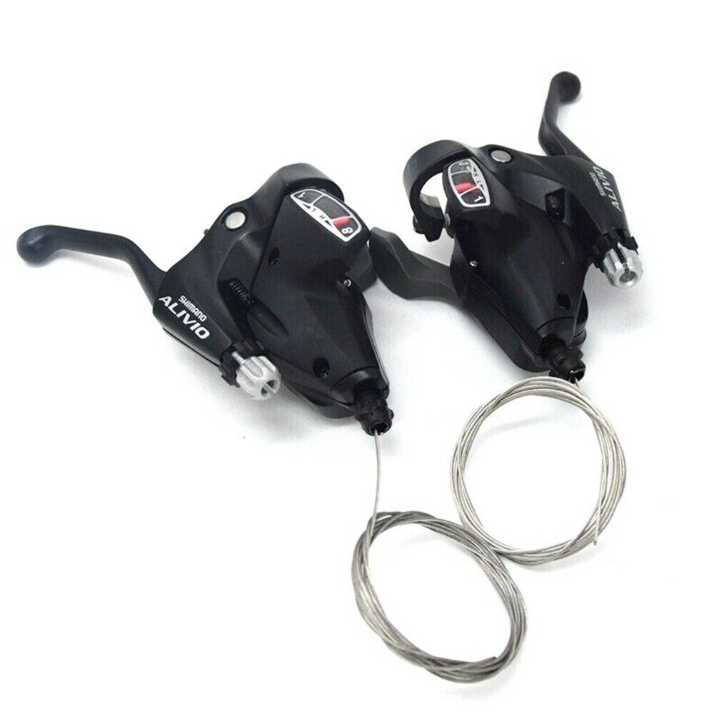 SHIMANO Alivio ST-M410 3x8/24 Speed MTB Bike Brake Lever Shifter Sets V-Brake SHIMANO Alivio ST-M410 3x8/24 Speed MTB Bike Brake Lever Shifter Sets V-Brake