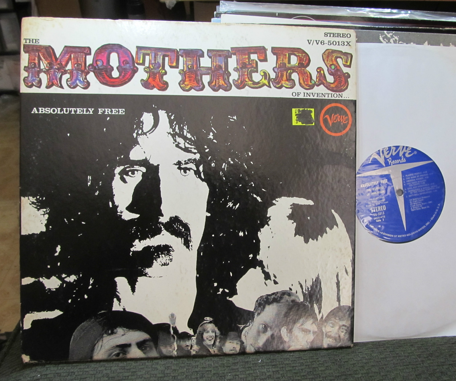 '67 MOTHERS OF INVENTION Absolutely Free LP V/V65013X ORIG