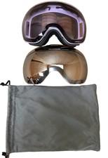 Dragon Luma Lens White Ski/Snowboard Goggles With Purple  Orange Lens In Bag