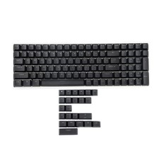 Double Shot PBT Shine Through OEM Keycaps Rainbow Carbon Sunset 108 Keys