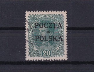 Briefmarke Polen MiNr. 35 gestempelt 1919