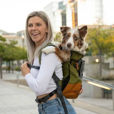 EINFÜHRUNG K9 SPORTSACK URBAN 3 GRÜN CITY RUCKSACK FÜR IHREN PELZIGEN FREUND MED