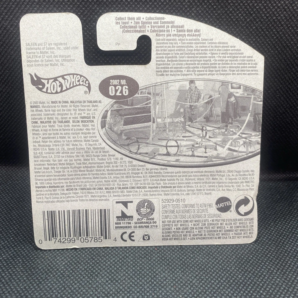 Tarjeta corta Saleen S7 Hot Wheels 2002 #26 Foto 2 de 4