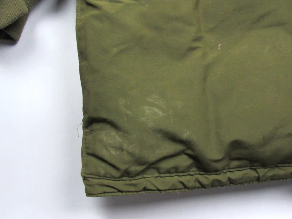 Vtg 1970's Eddie Bauer Parka Goose Down Arctic Coat Army Green Kara Koram Sz M - Image 4 of 4