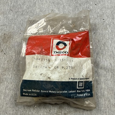 #ad Genuine Delco GM HVAC Pressure Switch 3041336 NOS $43.99