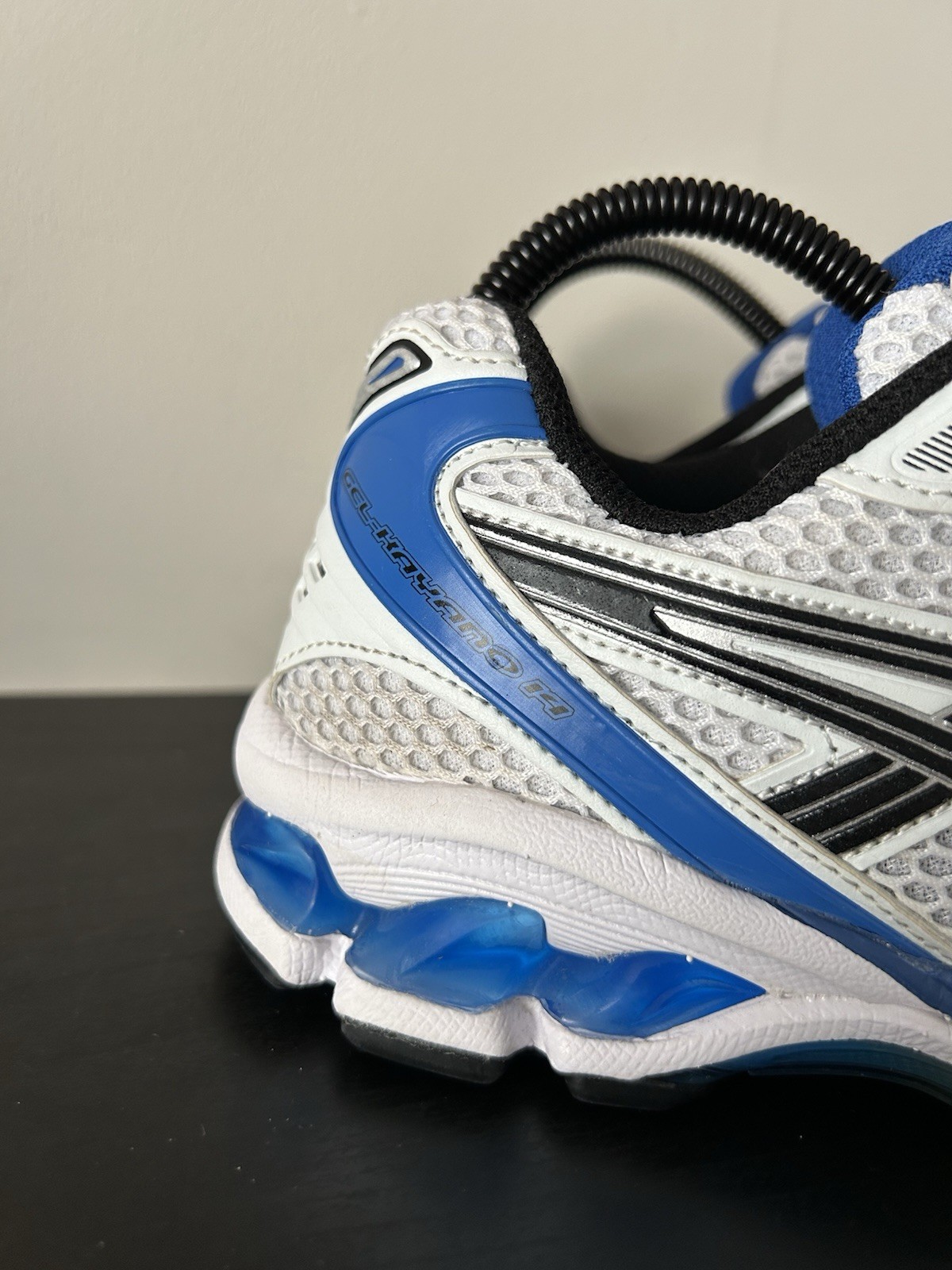 2311 | Asics Gel-Kayano 14 Gym Running Trainers Shoes UK6 in White, Tuna Blue image 5