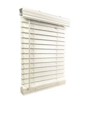 US Window and Floor 2" Cordless Faux Wood Blinds, Fit Windows 59" - 59 1/4", ...